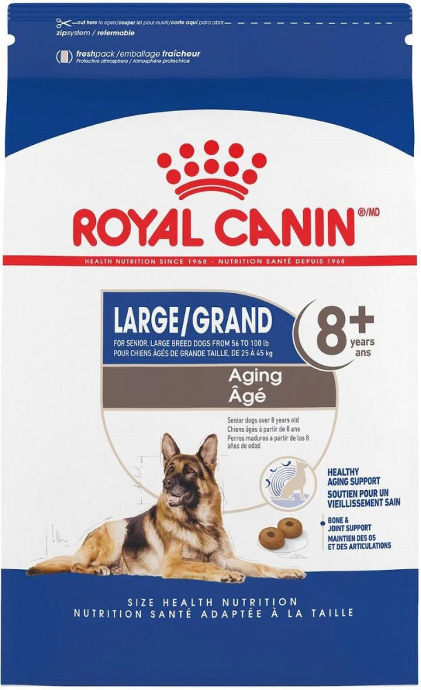 Sterkte Om toestemming te geven Op te slaan Royal Canin Size Health Nutrition Large Breed Aging 8+ Dry Dog Food –  Choice Pet