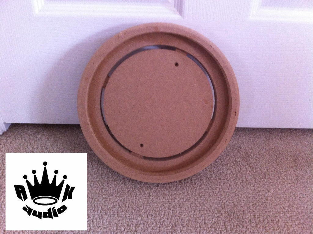 1 MDF SPEAKER RING SPACER 10 INCH WOOD 3/4 THICK FIBERGLASS BOX ENCLOSE RING-10R 