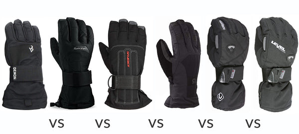 snowboard gloves with protection