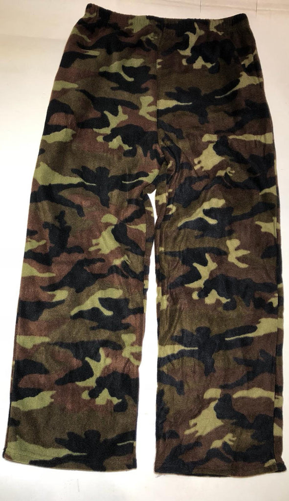 camouflage fleece pants