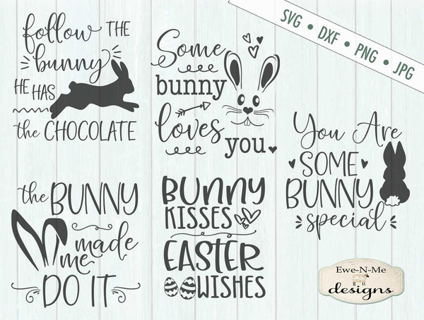 Bunny Bundle - Easter - SVG – Ewe N Me Designs