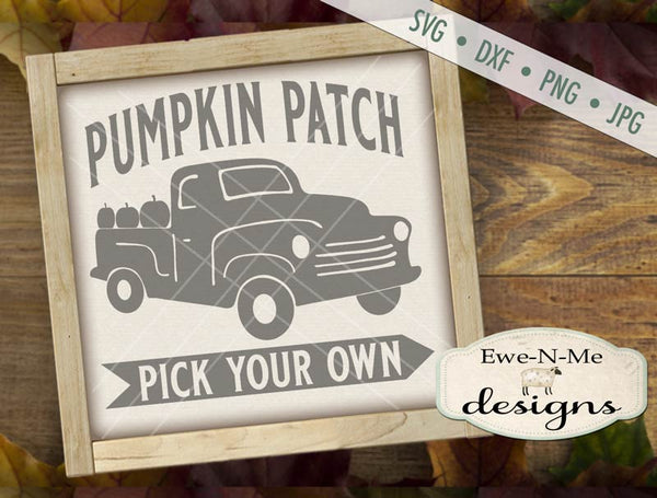 Pumpkin Patch Truck Svg Ewe N Me Designs