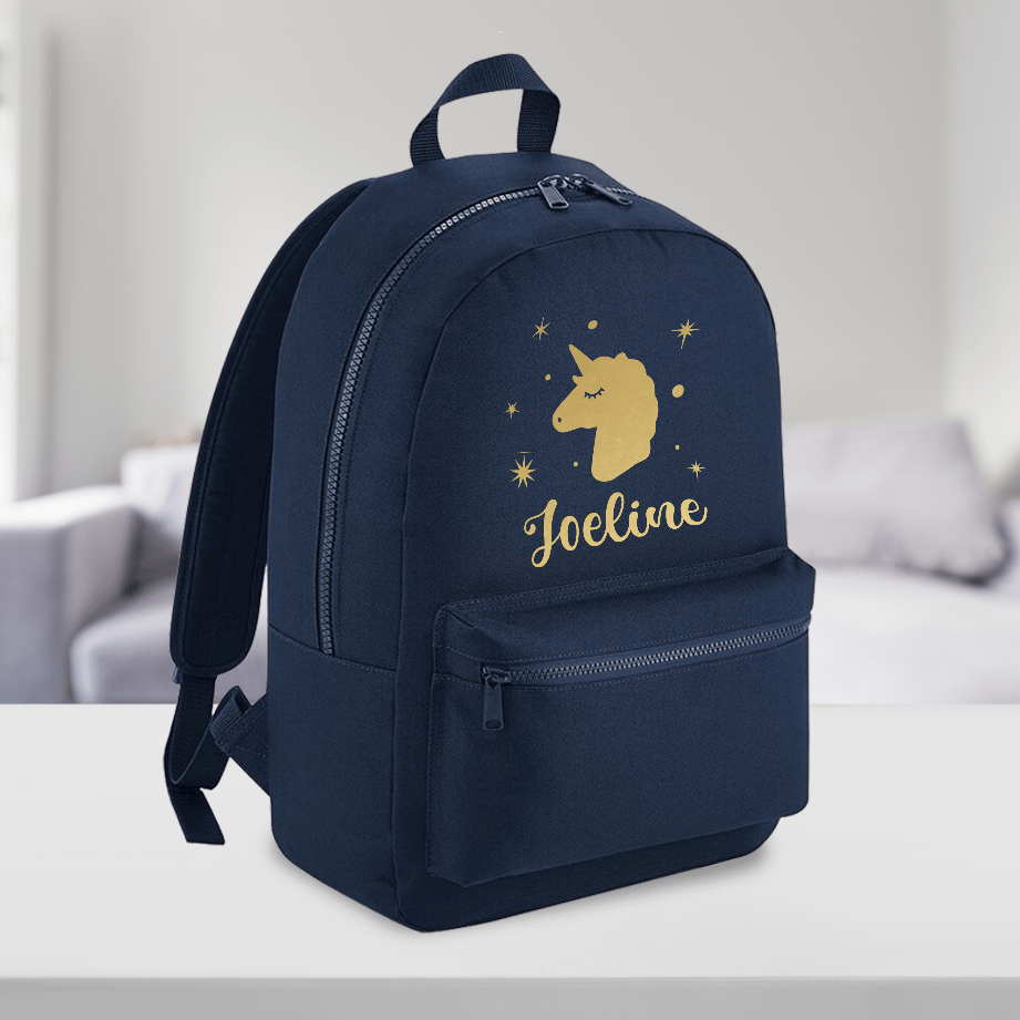 large personalised backpack