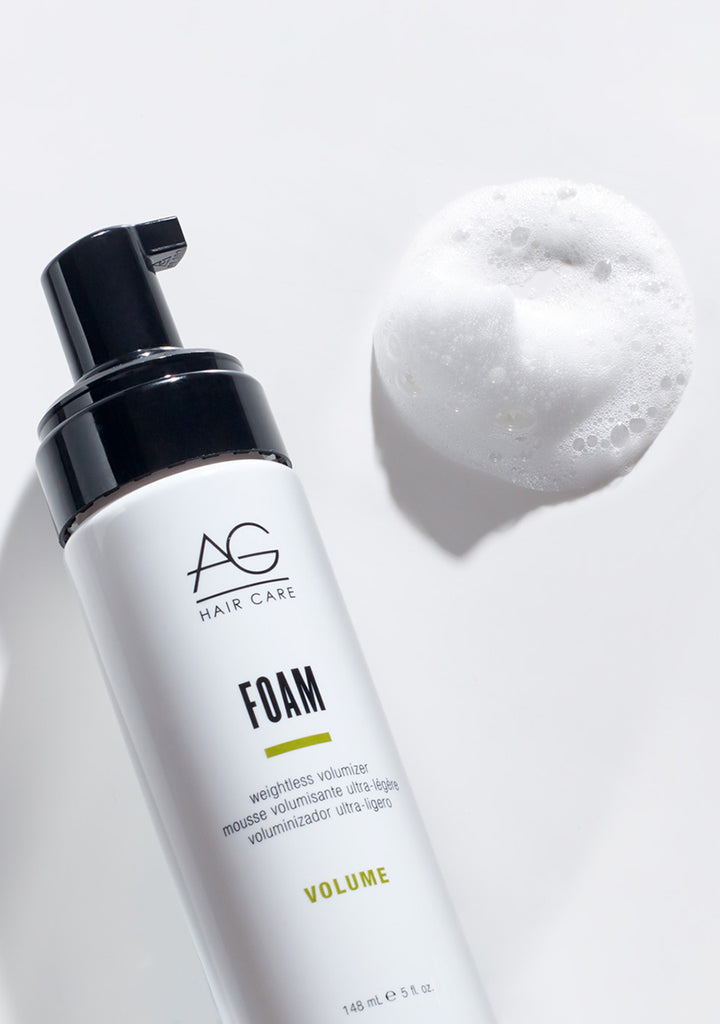 light volume mousse for fine hair | FOAM | AG Hair | AG Hair