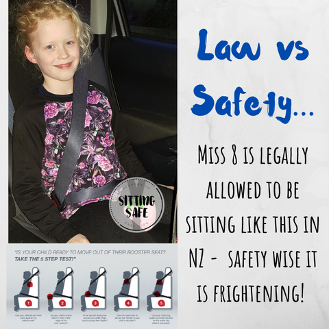 law versus safety for car seats
