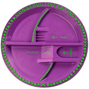 Constructive Eating - Garden Fairy Plate