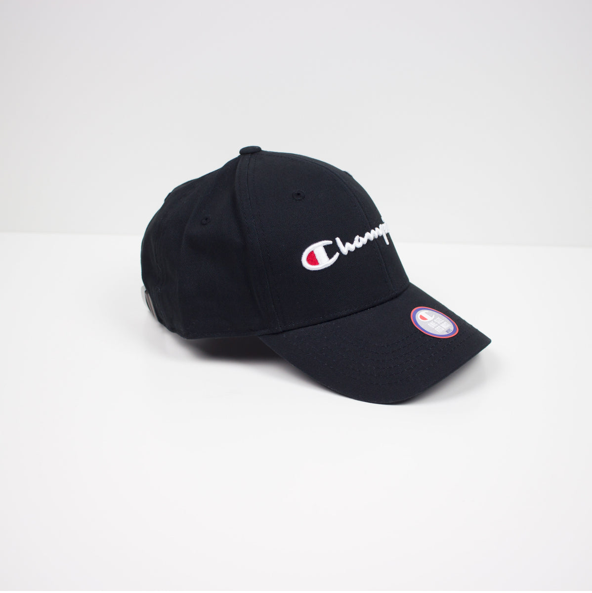 champion dad hat black