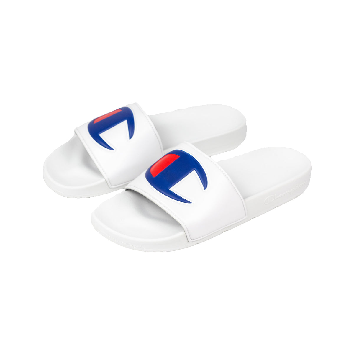 white champion slides