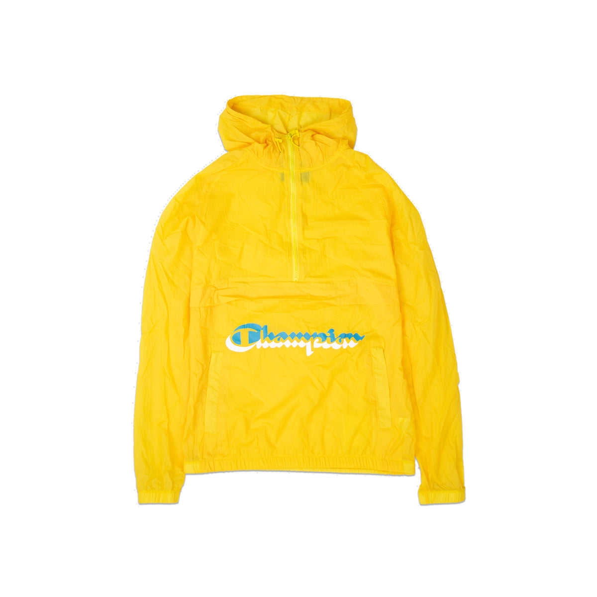 yellow champion rain jacket