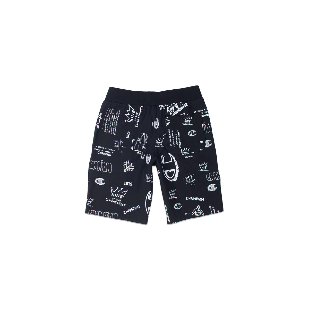 champion all over print shorts
