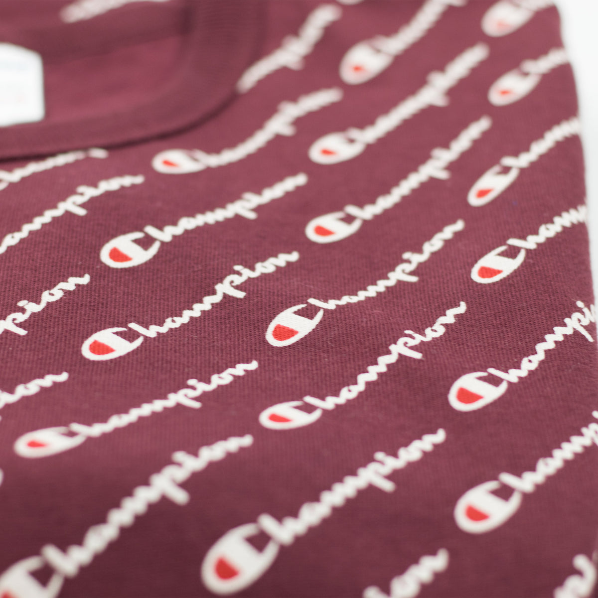 champion t shirt burgundy