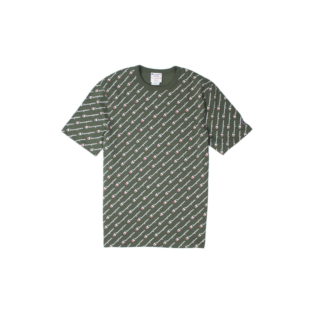 champion t shirt olive