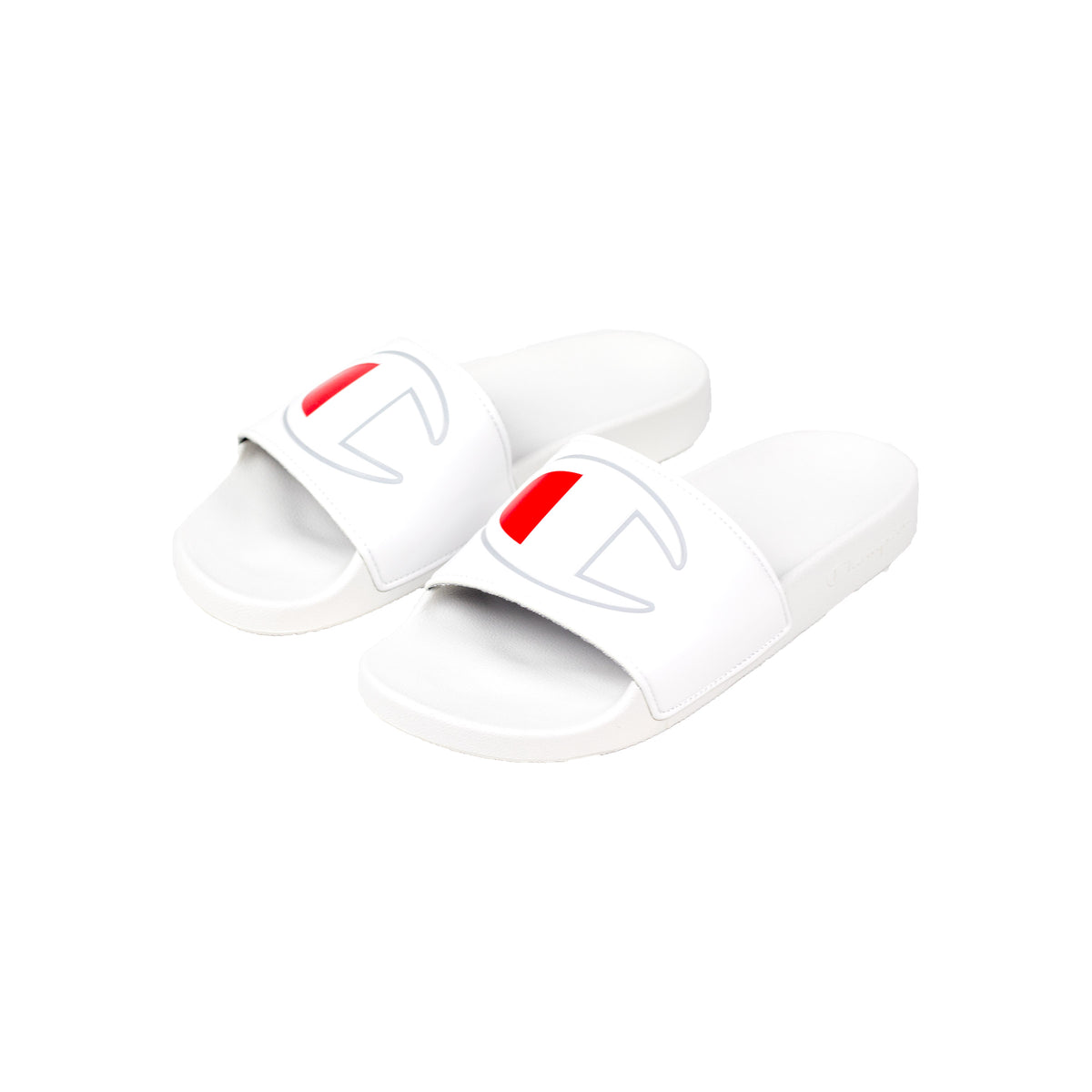 womens white champion slides