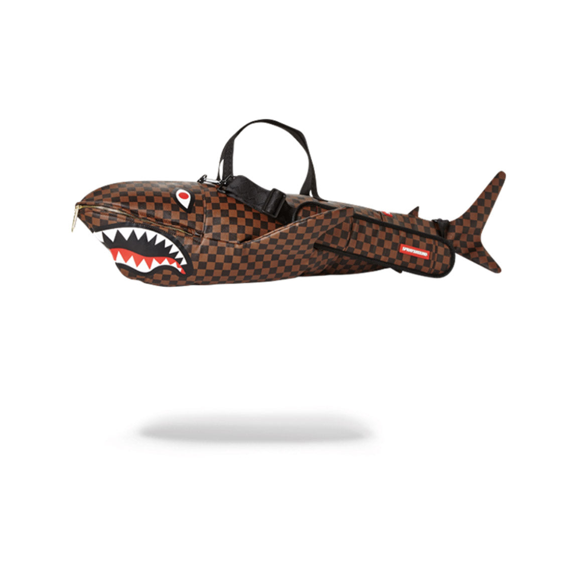 sprayground sharks in paris duffel