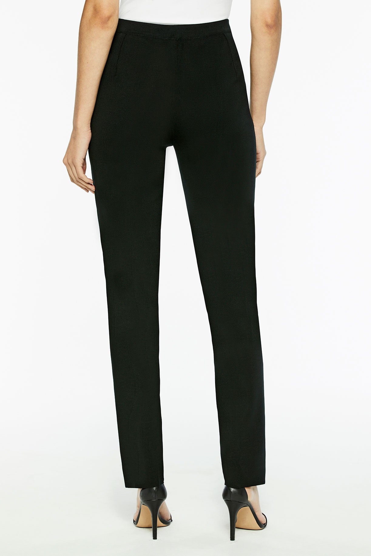 Long Straight Leg Knit Pant Ming Wang