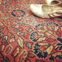 Vintage Pink Persian rug