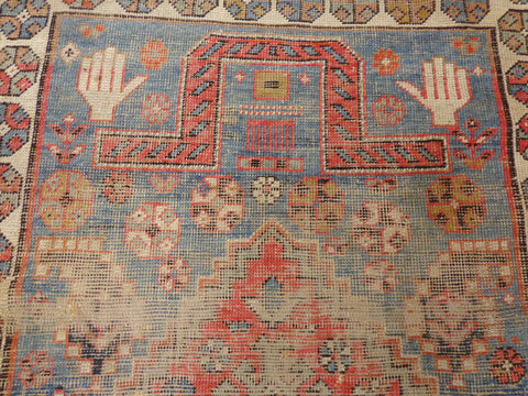 Antique Caucasian Prayer Rug