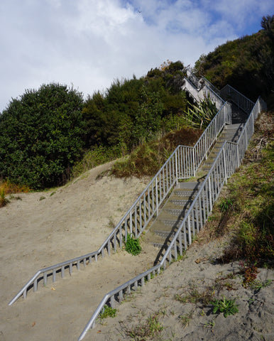 Mangawhai heads aluminium handrail