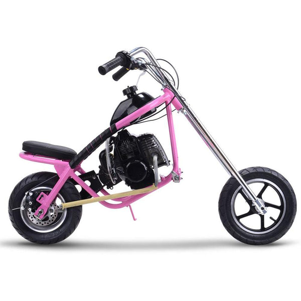 mototec gas mini chopper 49cc black