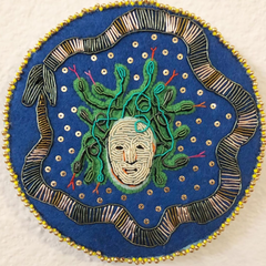 embroidery medusa