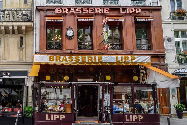 brasserie lipp in paris exterior