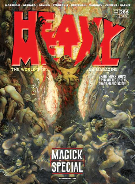 Issue #286 - Cover B - Frazetta | Heavy Metal Magazine