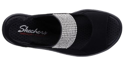 women's rumblers sparkle on wedge sandal