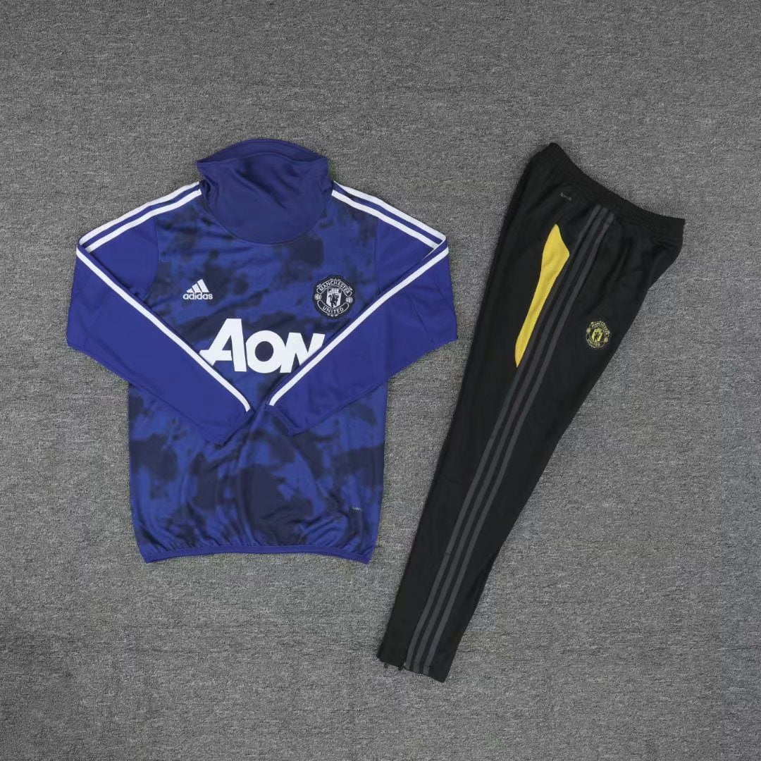 man united blue tracksuit