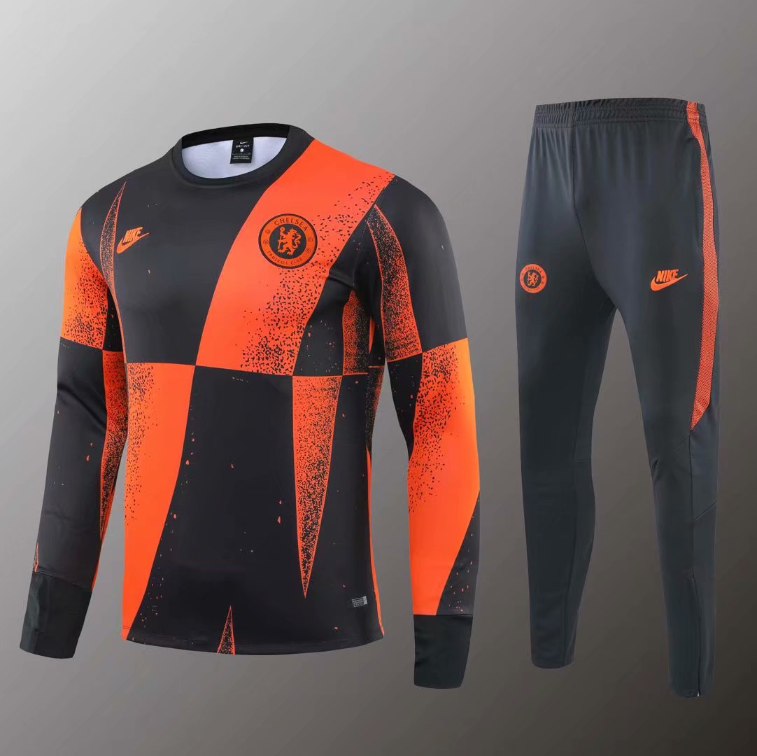 black orange tracksuit