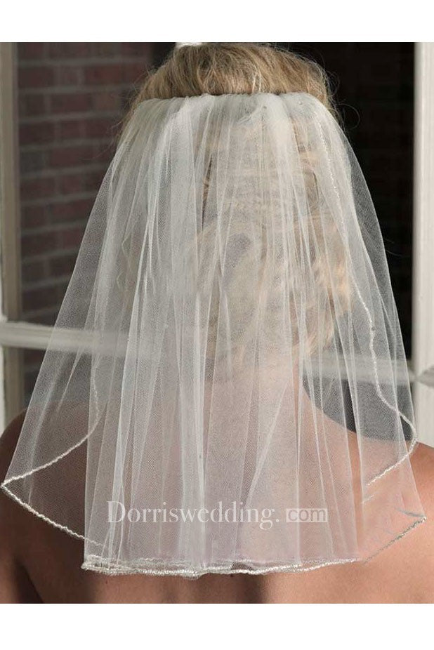 New Travel Bridal Veil Short Simple Wedding Veils Super Fairy Veil