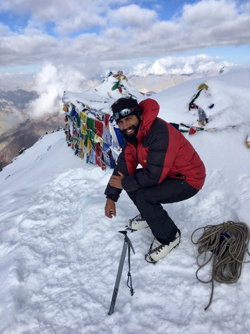 At Stok Kangri Summit 6,123m
