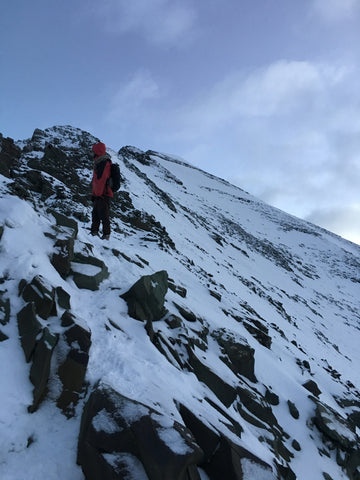 Ridge Walk from shoulder to the summit, Stok Kangri