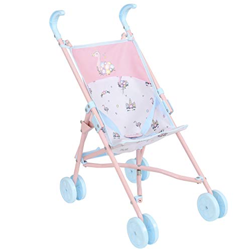 4 In 1 First Pram Children Baby Doll Pushchair Stroller Toy Pretend Play New UK 