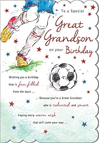 Happy Birthday Great Grandson Images Birthday Card Great Grandson - 9 X 6 Inches - Regal Publishing, C80553 –  Stabeto