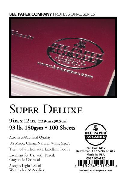 9-Inch by 9-Inch Bee Paper Company 808S60-909 Bee Paper Super Deluxe Sketch Pad 