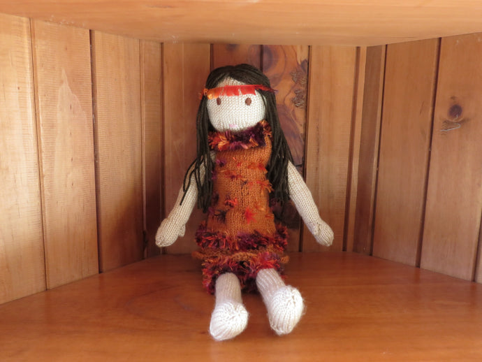 Made in the Mist - Knitted 'Sally' Doll - Candy https://babystuff.co.nz/products/made-in-the-mist-knitted-sally-doll-candy 'Candy' is a charming and peaceful doll, who has an unknown and exotic heritage. A quiet and constant companion, who is a skilled listener. All Sally dolls are, as much as possible, made from materials sourced from garage sales, donated by friends and thrift stores. Each doll is a one off creation. The dress and pantie...