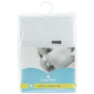babyfirst - Bassinet - Cotton Sheet Set https://babystuff.co.nz/products/babyfirst-cotton-bassinet-sheet-set For over 40 years babyfirst helped mothers put baby first. That's why they are very very good at it. Fits most size bassinettes Made from high quality natural percale cotton Machine washable