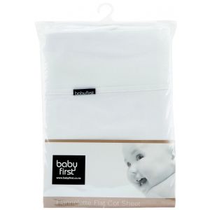 babyfirst - Cot Flannelette Flat Sheet https://babystuff.co.nz/products/babyfirst-cot-flannelette-flat-sheet Large size cot sheet approx 1700 x 1100mm One size fits all Flannelette (brushed cotton) is designed to keep your baby snug and warm Fully machine washable Pure...