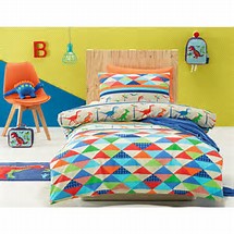 Jiggle & Giggle - Dinoland Quilt Cover https://babystuff.co.nz/products/jiggle-giggle-dinoland-quilt-cover What little boy doesn't like dinosaurs? Perfect for your wee explorers bedroom of adventure. Each set comes with 1 x pillowcase and 1 x quilt cover
