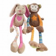 Lily and George - Louie and Lotty https://babystuff.co.nz/products/lily-george-louie-and-lotty Adorable wee rattles from Lily and George. Lotty and Louie stand 25cm tall they are a bright and bubbly, easy for small hands to hold with a rattle to keep your wee ones happy.Sold individually.