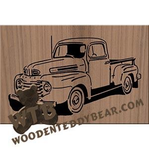 wooden ford truck