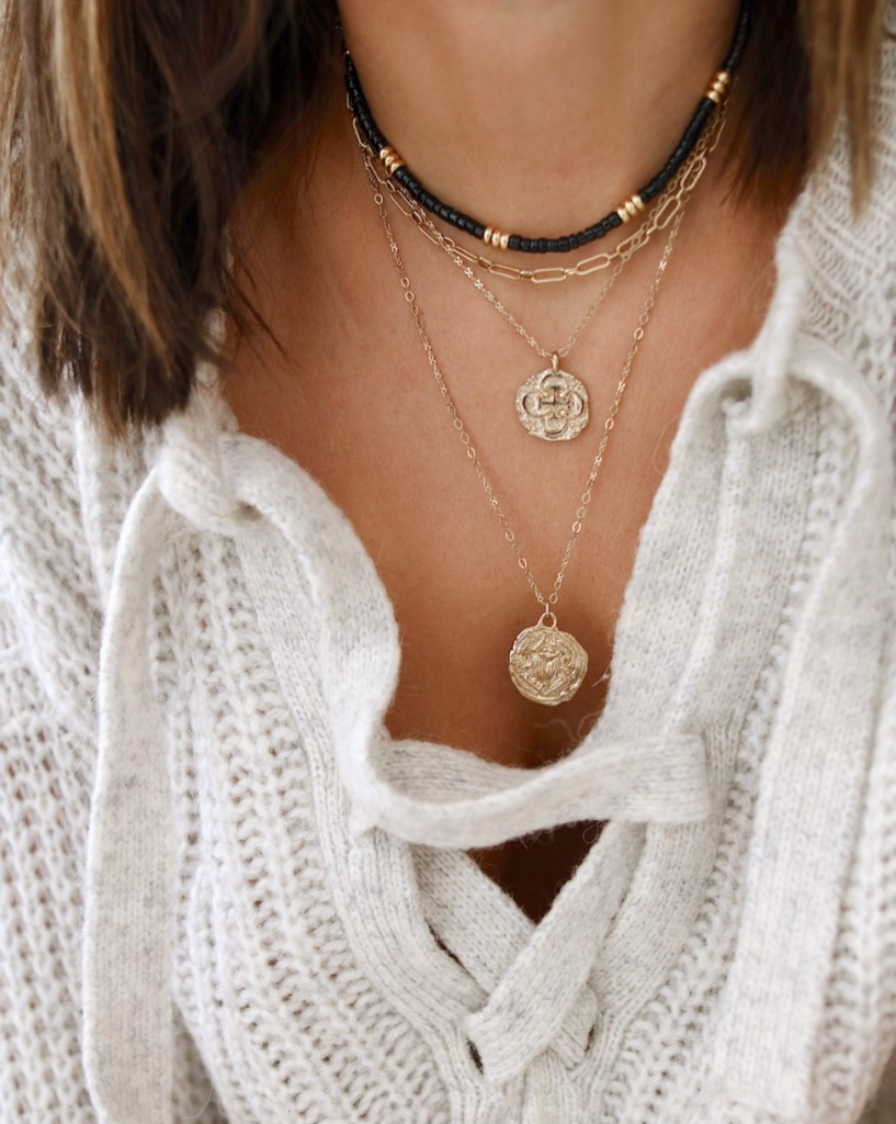 MEDAL CROSS Necklace