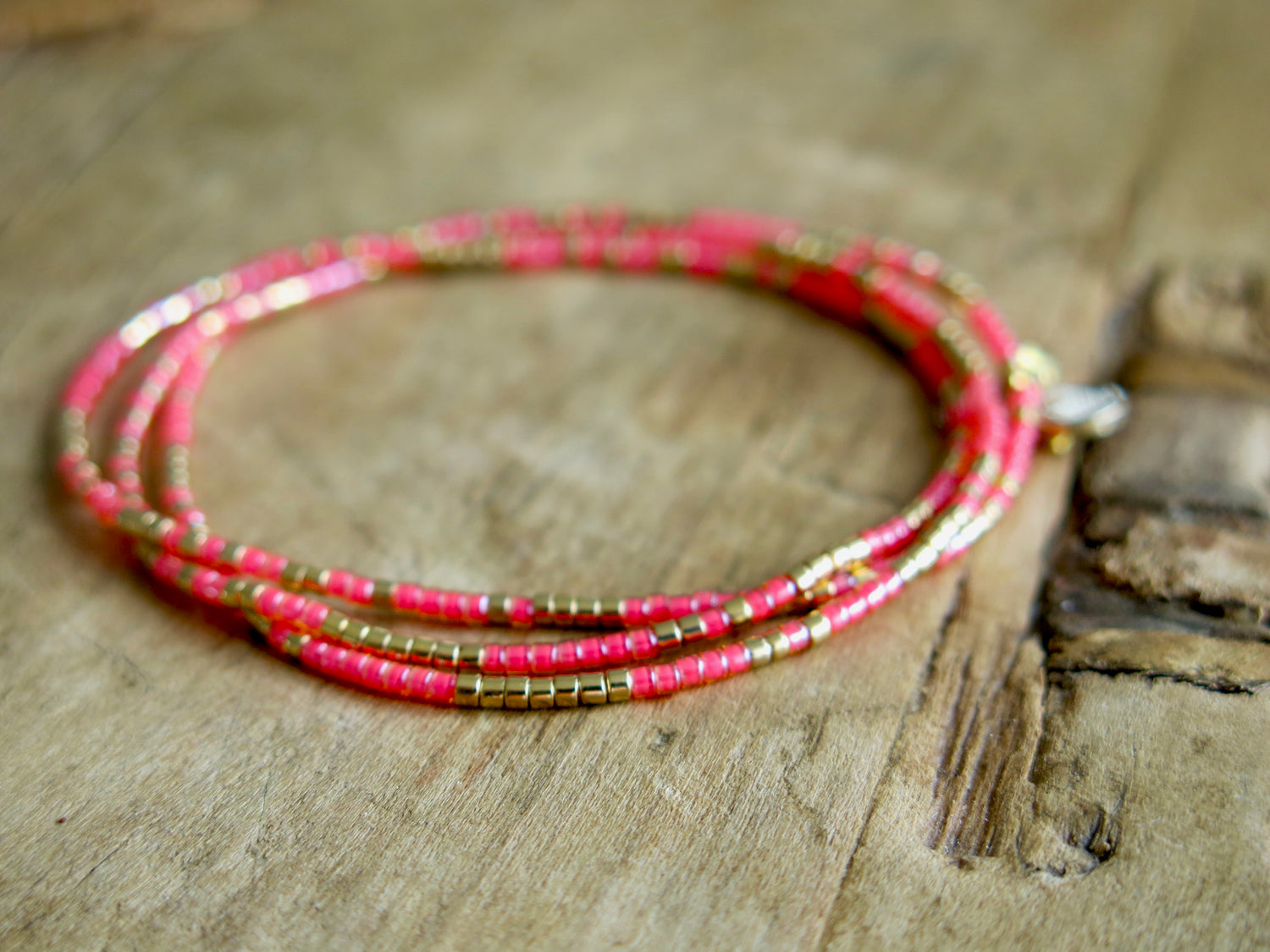 Bracelet Bracelet ZEBRA corail Hortense Jessua - My Fashion Lab