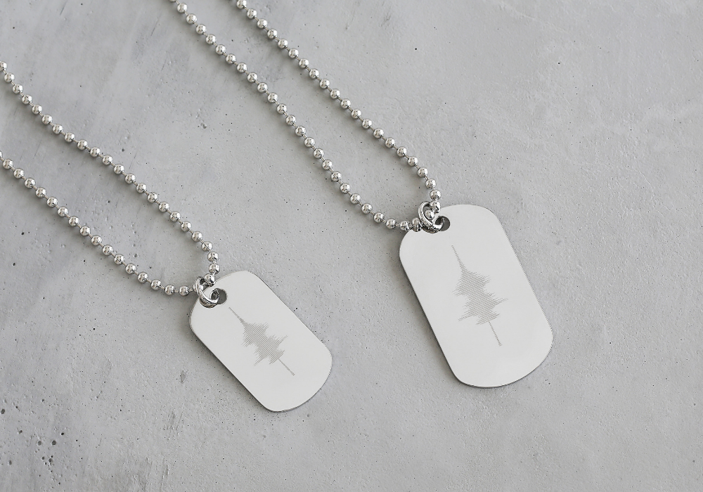 Sound Wave Necklace from Capsul Jewelry