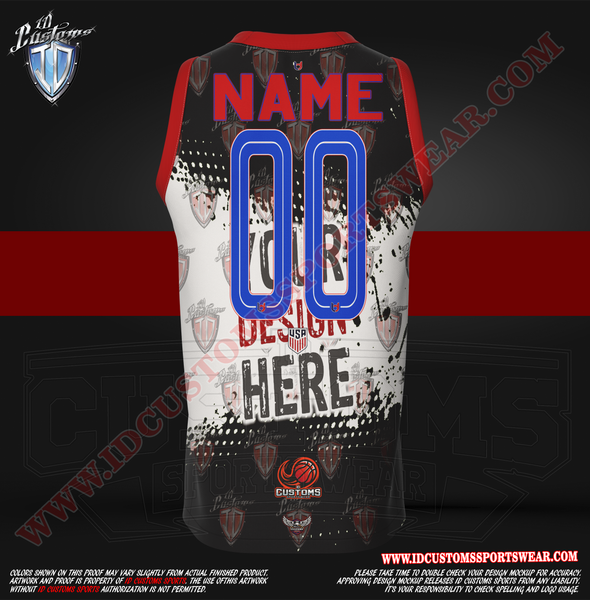 Laifu Custom Basketball Jersey for Boys&Men with Name Number Team Logo