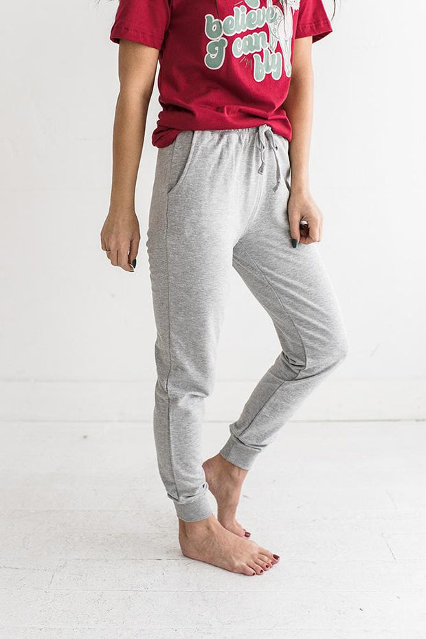 Our Favorite Joggers in Heather Grey - Size 2X Left