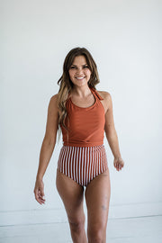 Rip Tide High Waisted Reversible Bottoms