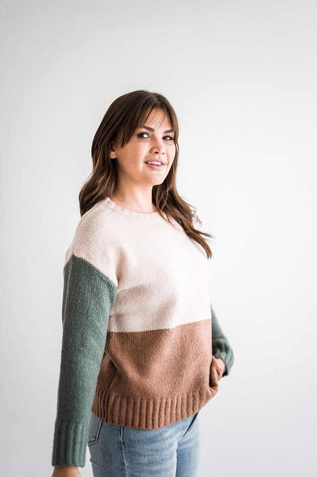 Gina Colorblock Sweater