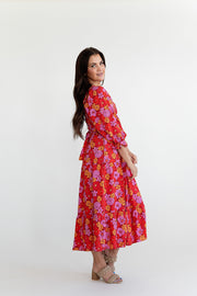Selena Bright Floral Dress