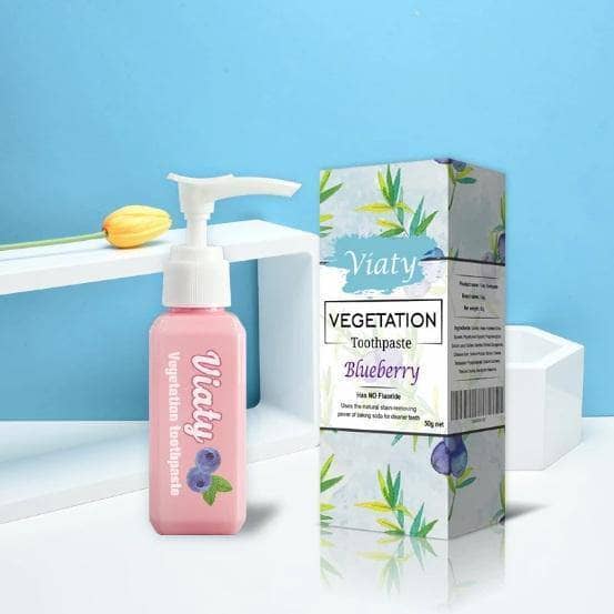 viaty vegetation toothpaste blueberry